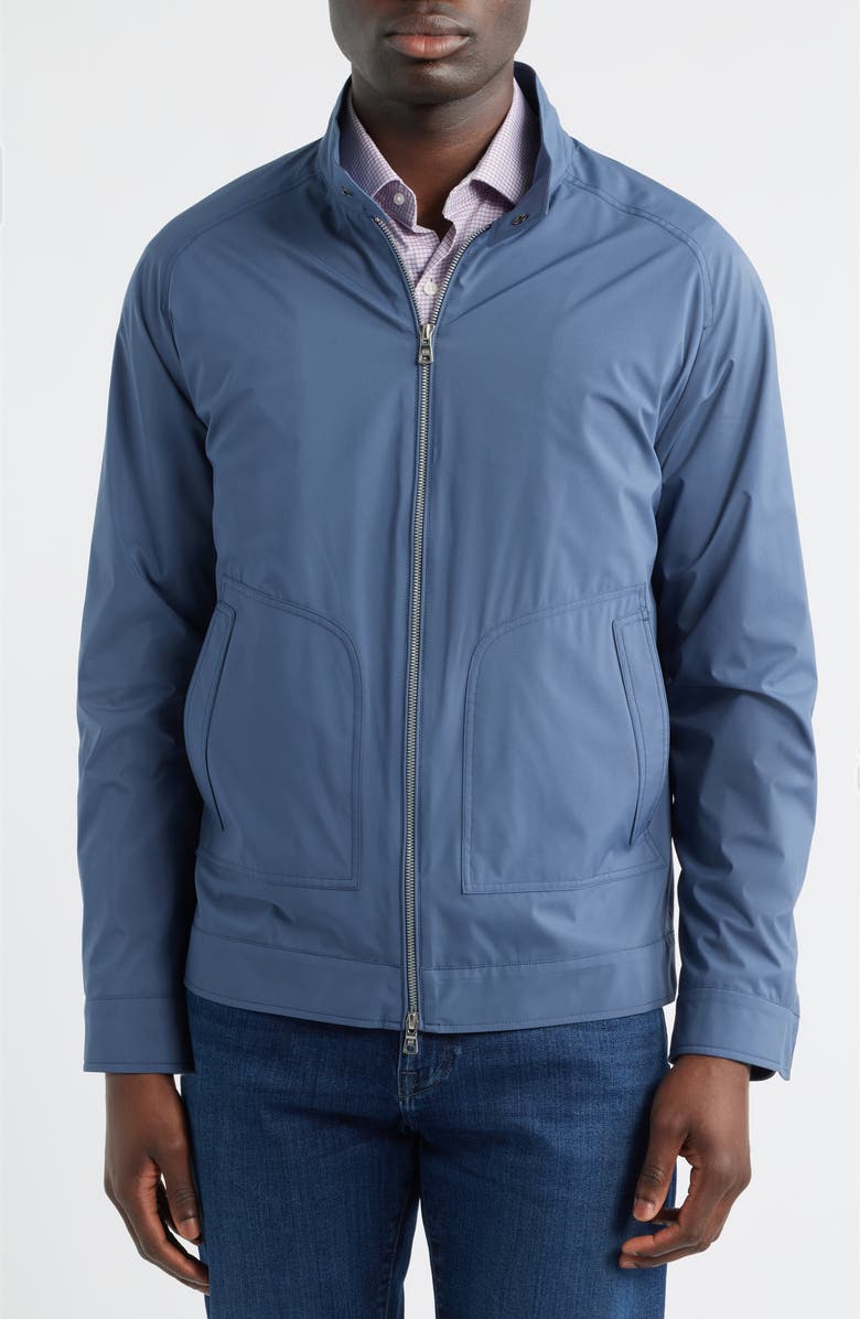 Peter Millar Crown Crafted Discovery Bomber Jacket, Alternate, color, Storm