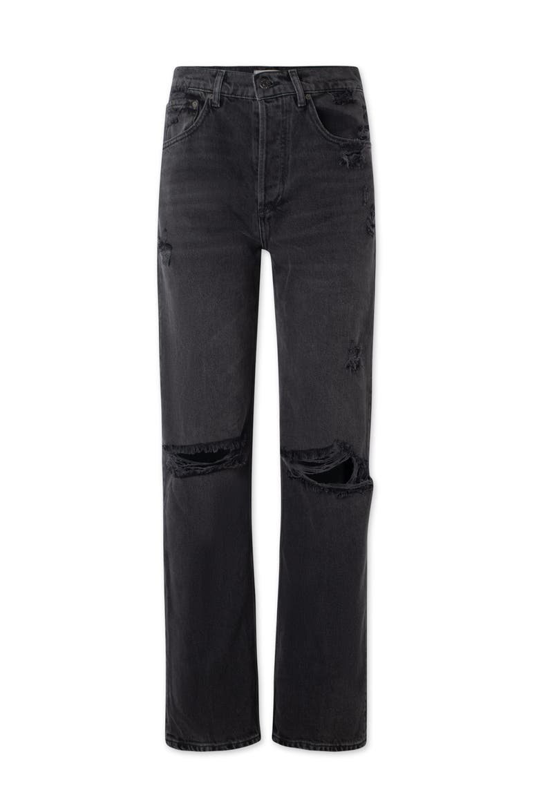 The Ziggy Straight Leg High Rise Jeans, Main, color, Fatal Attraction