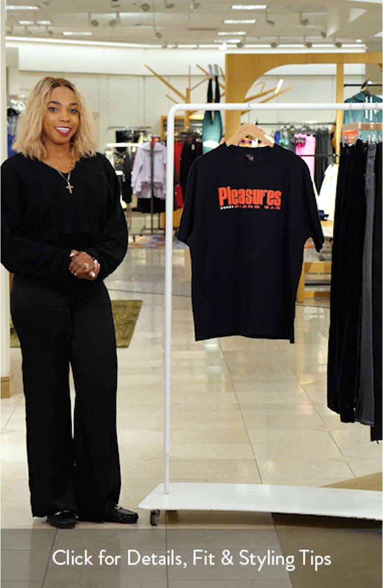 Piano Bar Cotton Graphic T-Shirt, sales video thumbnail