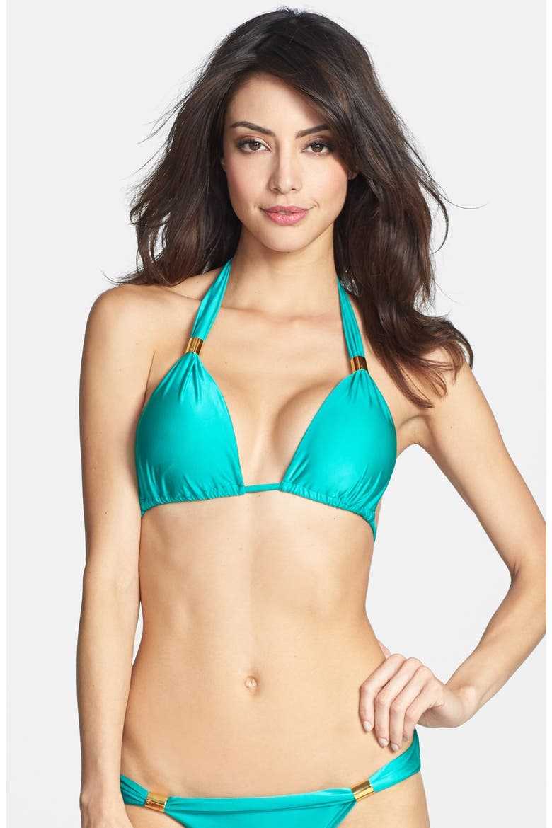ViX Swimwear 'Bia' Bikini Top, Main, color, GREEN