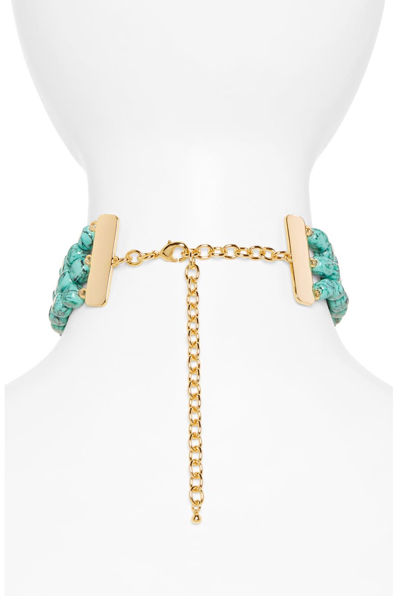 Nora Turquoise Choker, Alternate, color, TURQUOISE