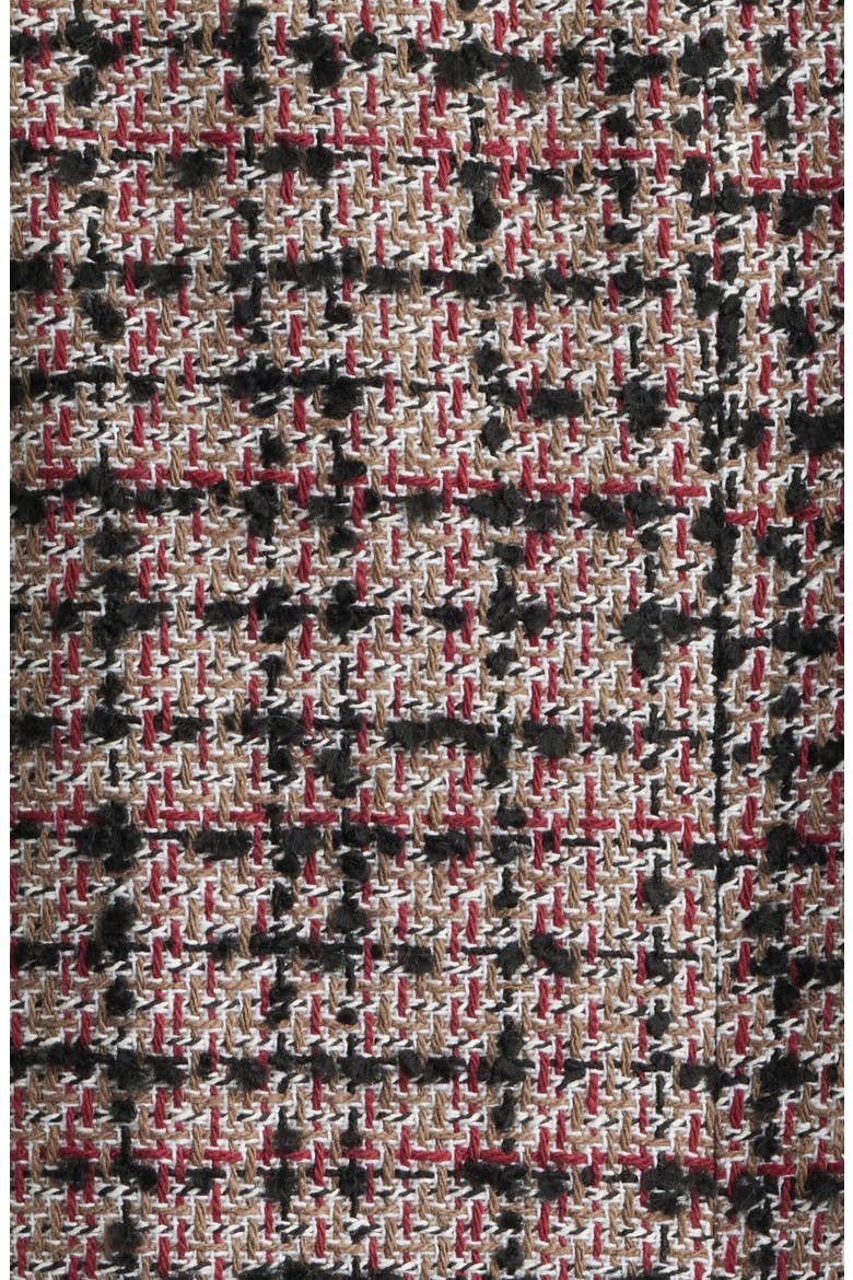 Jovanamia One-Button Tweed Blazer, Alternate, color, RHODODENDRON TWEED