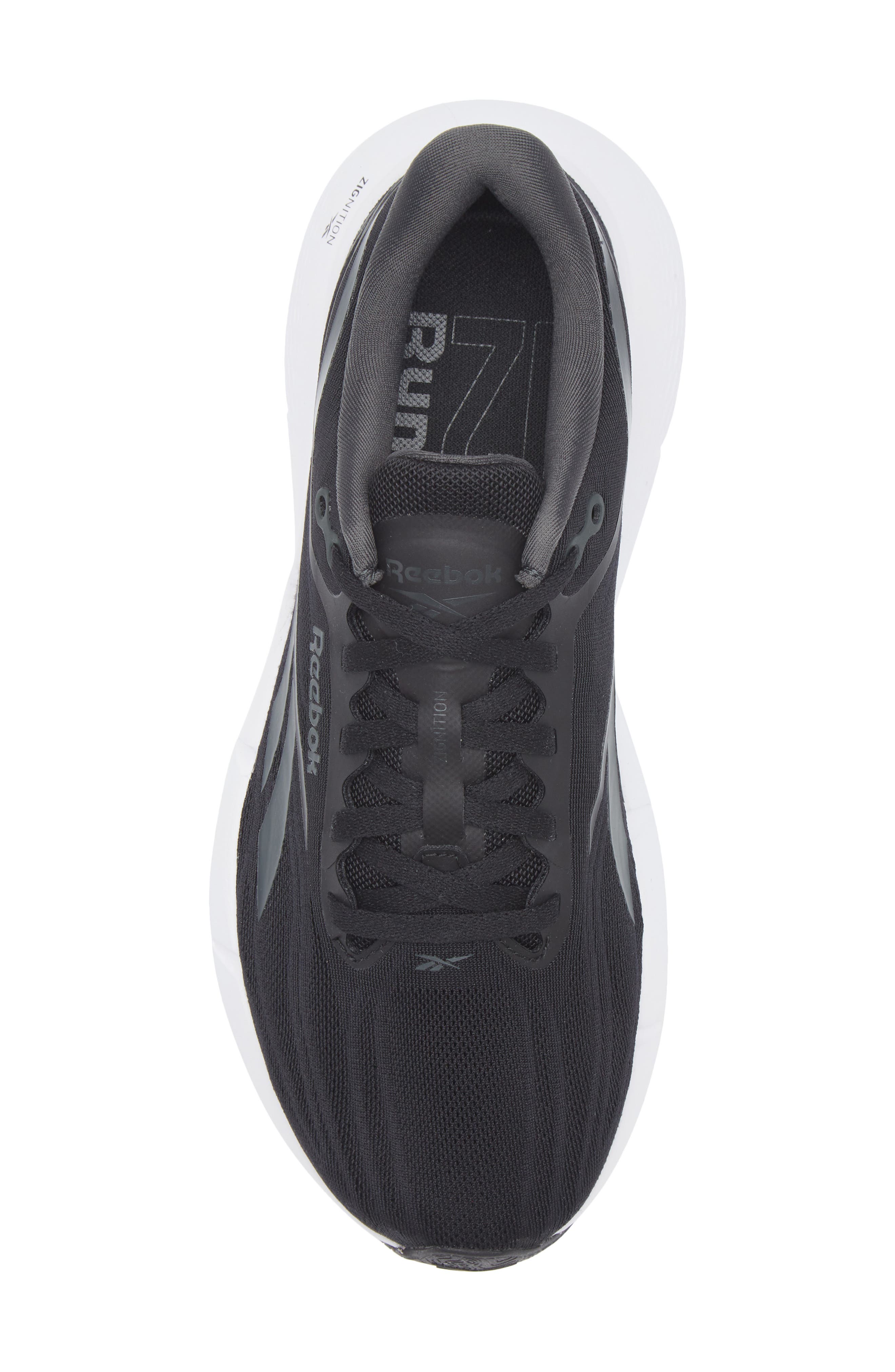 Reebok Zignition Sneaker, Alternate, color, Black White