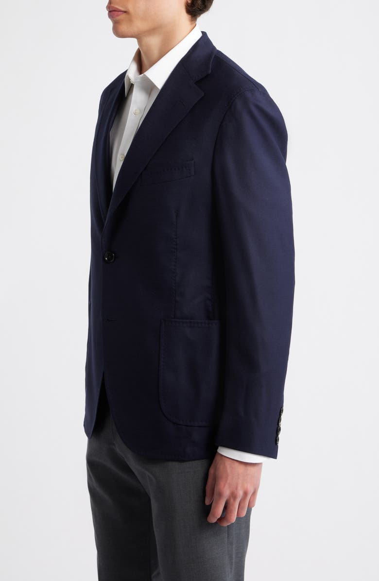 Heritage Gold Navy Wool Stretch Twill Blazer, Alternate, color, Navy