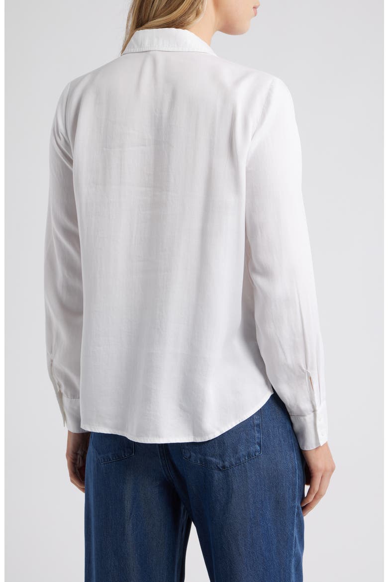 Long Sleeve Popover Top, Alternate, color, WHITE
