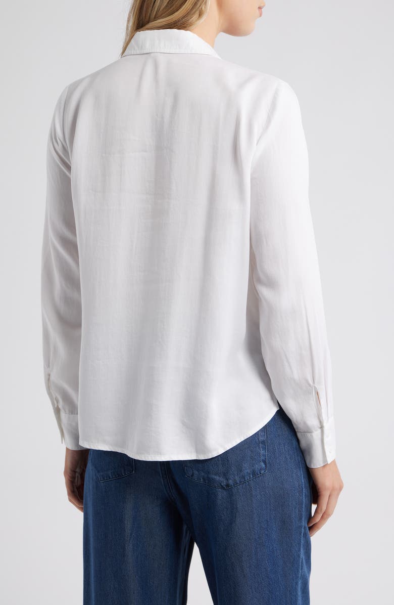Cloth & Stone Long Sleeve Popover Top, Alternate, color, White