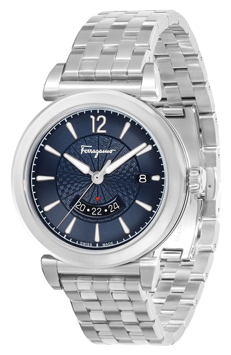 FERRAGAMO Salvatore Ferragamo Feroni Bracelet Watch, 40mm, Alternate, color, 