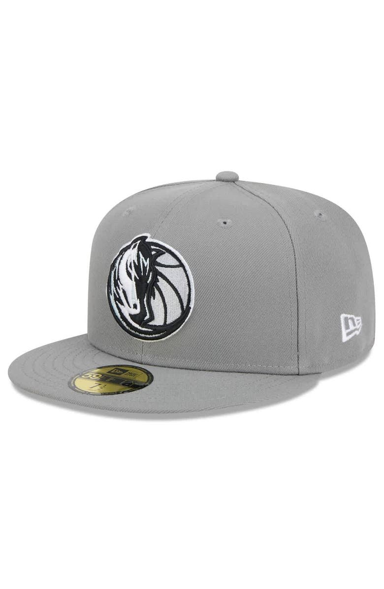 New Era Men's New Era  Charcoal Dallas Mavericks 2024/25 City Edition Alternate 59FIFTY Fitted Hat, Alternate, color, 