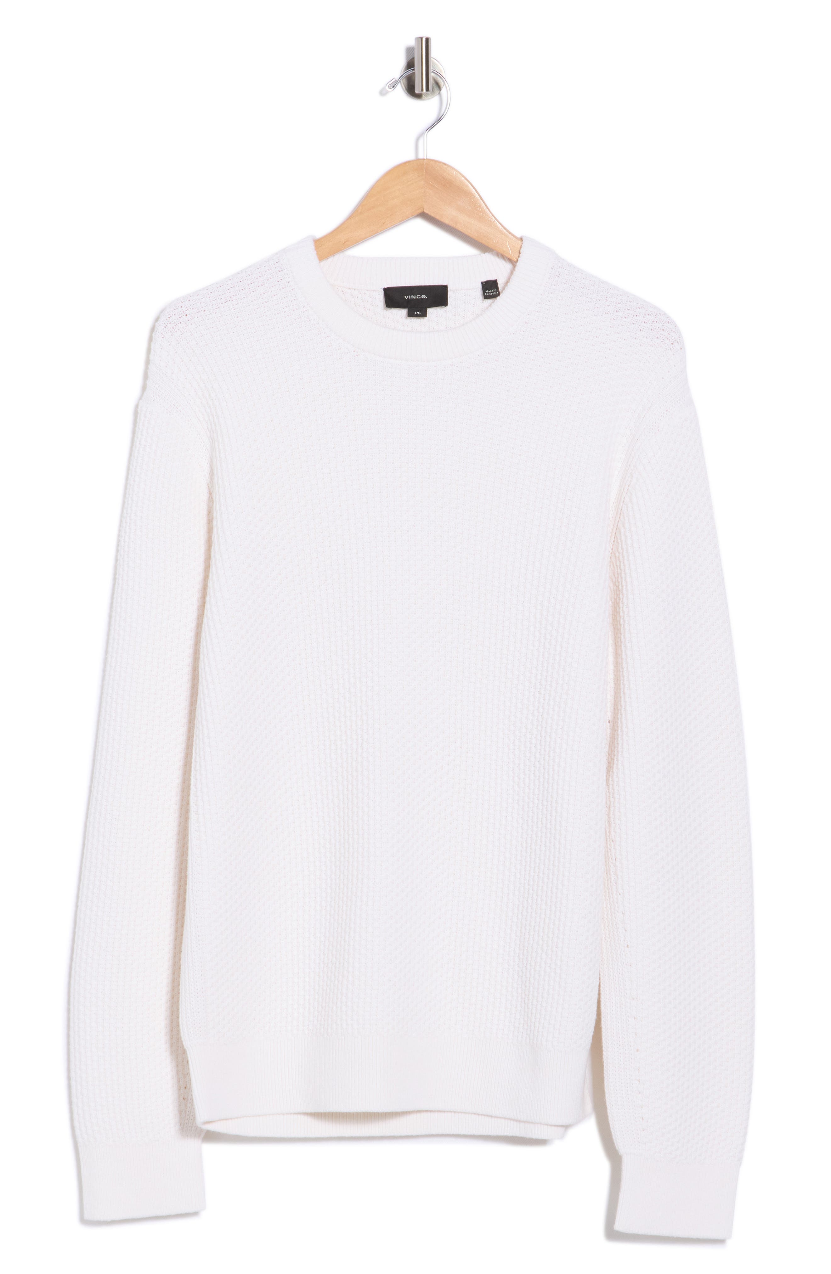 Arrowhead Stitch Crewneck Sweater