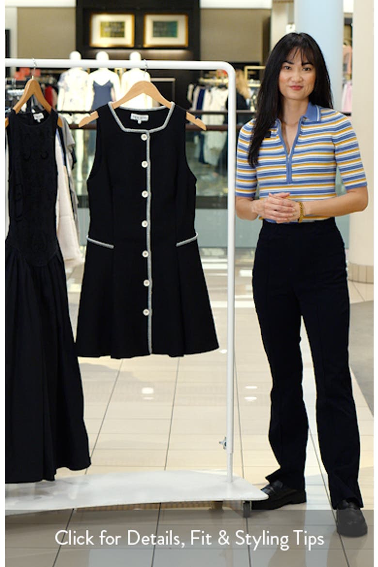 Sleeveless Button Front Minidress video