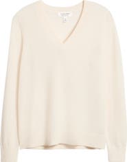Nordstrom Cashmere V-Neck Sweater