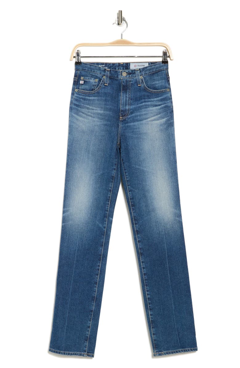 AG Alexxis Straight Leg Jeans, Alternate, color, 16 Years Boondock