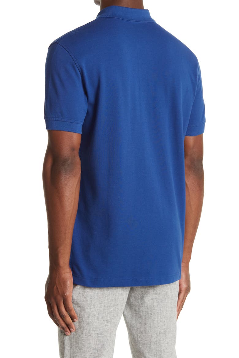Pique Knit Polo, Alternate, color, NAVY