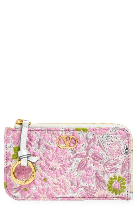 VLOGO Floral Jacquard Coin Purse