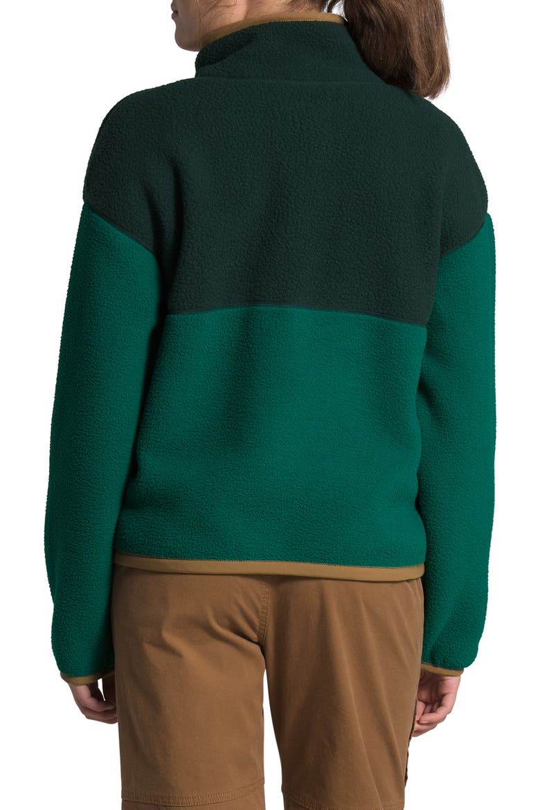 Cragmont Fleece Pullover Jacket, Alternate, color, SCARAB GREEN/EVERGREEN