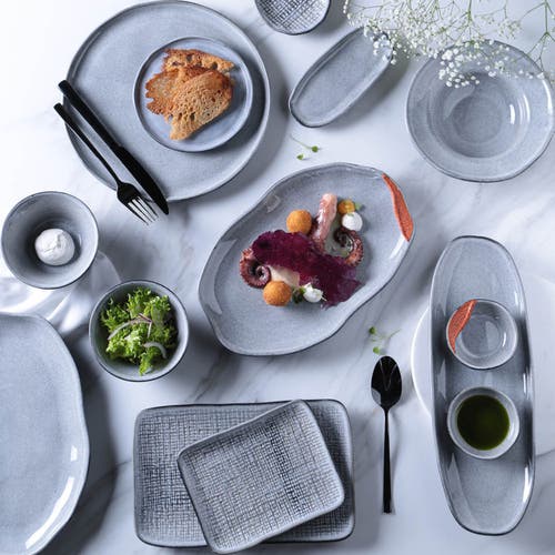 Porto Brasil Dessert Plate Set Of 6 In Brown