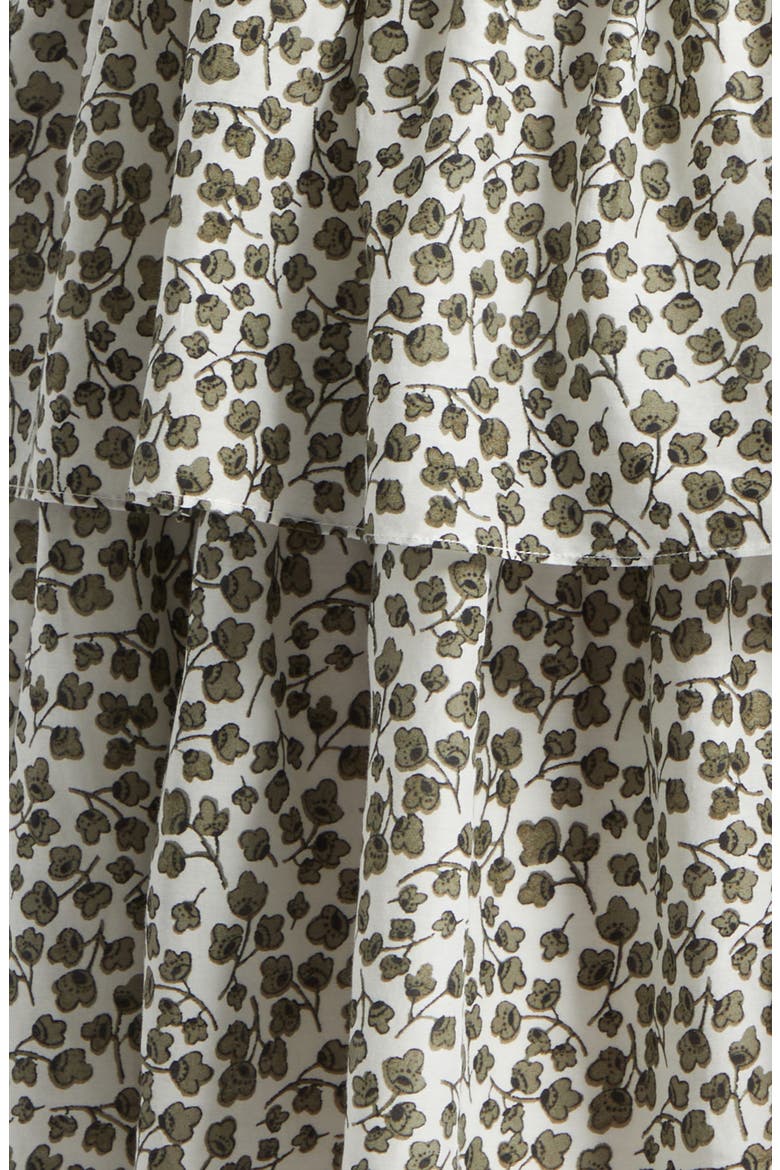 Theodore Clover Print Minidress, Alternate, color, MARSHMALLOW/ MERMAID