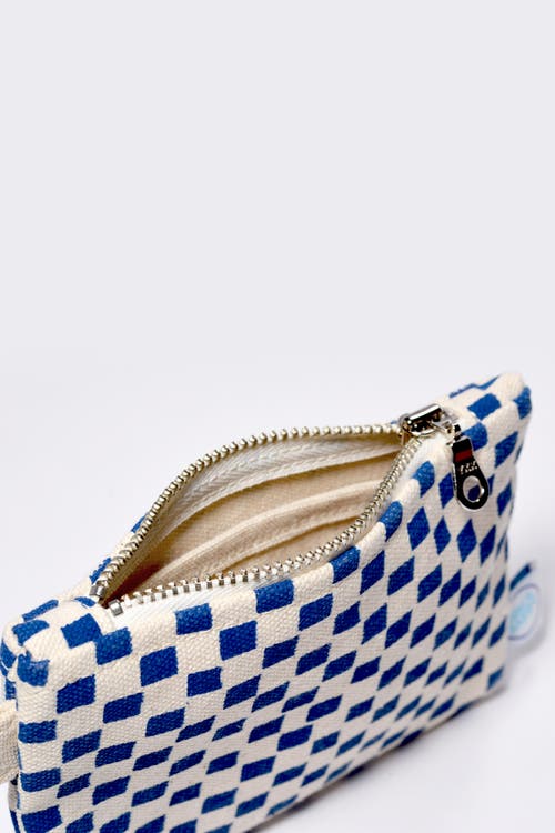 Dance Happy Jamie Wristlet With Key Fob In Navy