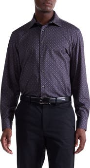 Bugatchi James OoohCotton® Print Button-Up Shirt