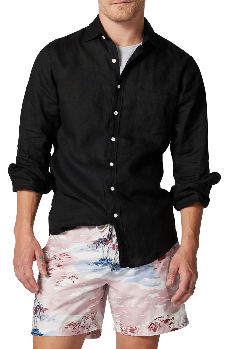 Rodd & Gunn Coromandel Button-Up Linen Shirt, Main, color,