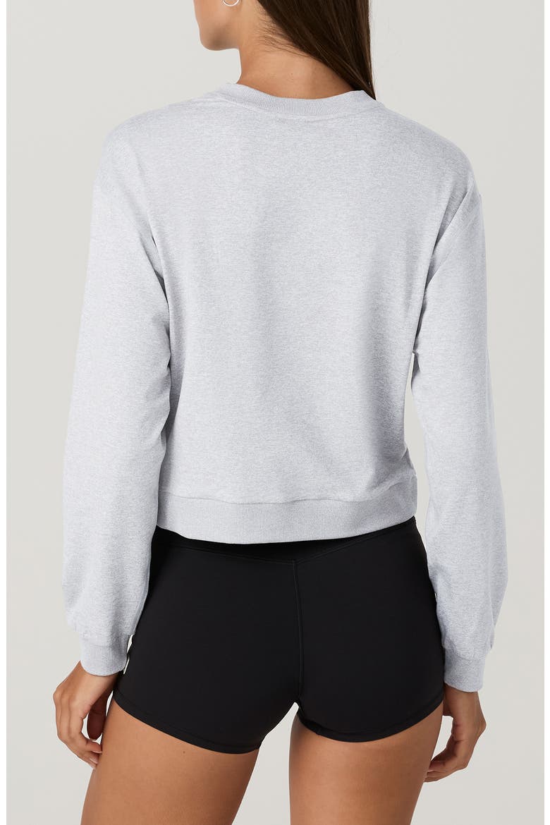 Halo Modern Sweatshirt, Alternate, color, PALE GREY HEATHER