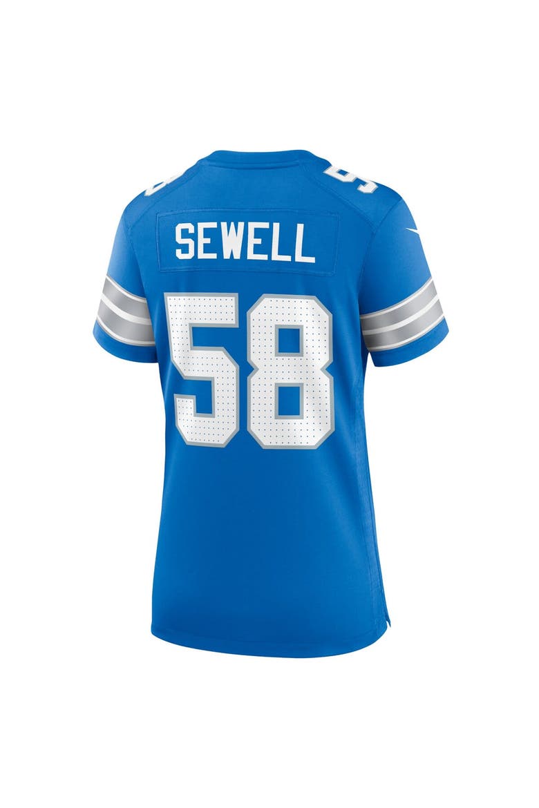 Women's Nike Penei Sewell Blue Detroit Lions Game Jersey, Alternate, color, Blue