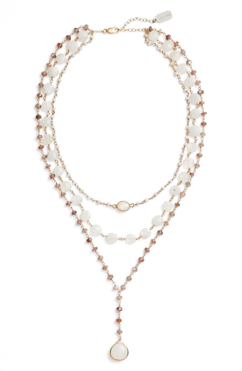 ela rae Multistrand Y-Necklace, Main, color,