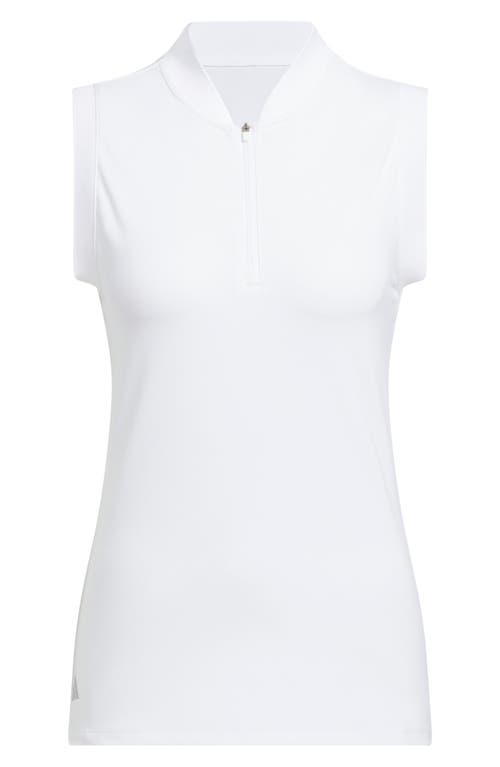 ADIDAS GOLF ADIDAS GOLF ULTIMATE 365 SLEEVELESS GOLF HALF ZIP TOP