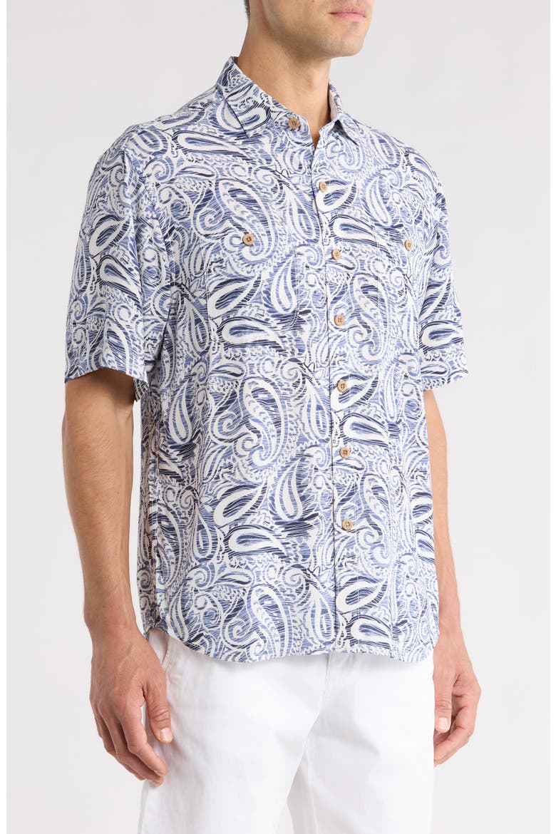 Veracruz Cay Sands Short Sleeve Button-Up Shirt, Alternate, color, FRENCH BLUE