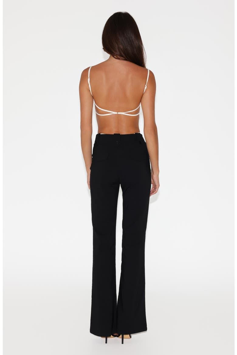 Kittie High Waist Pants, Alternate, color, BLACK
