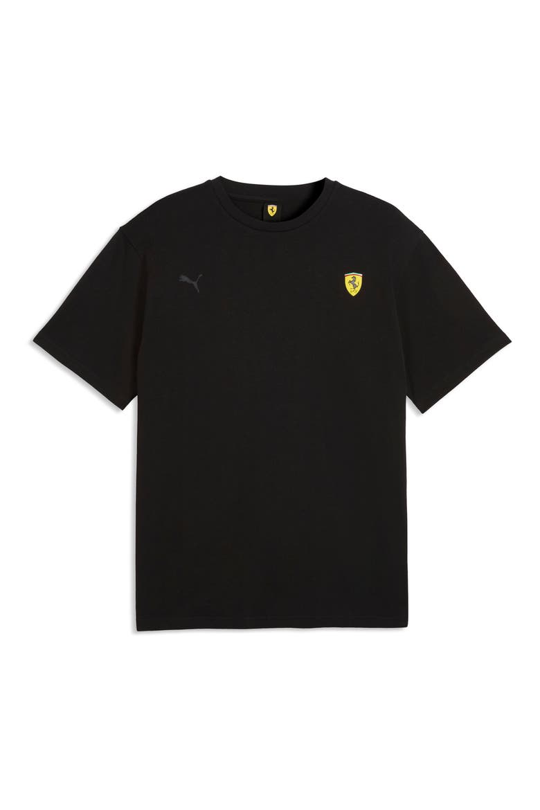 Ferrari Speed Cotton Graphic T-Shirt, Main, color, PUMA BLACK