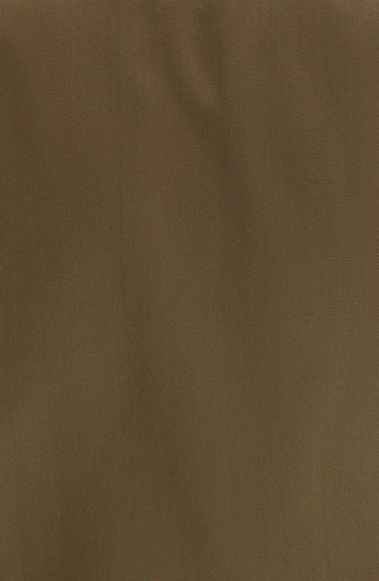 Saint Laurent Tie Neck Silk Blouse, Alternate, color,