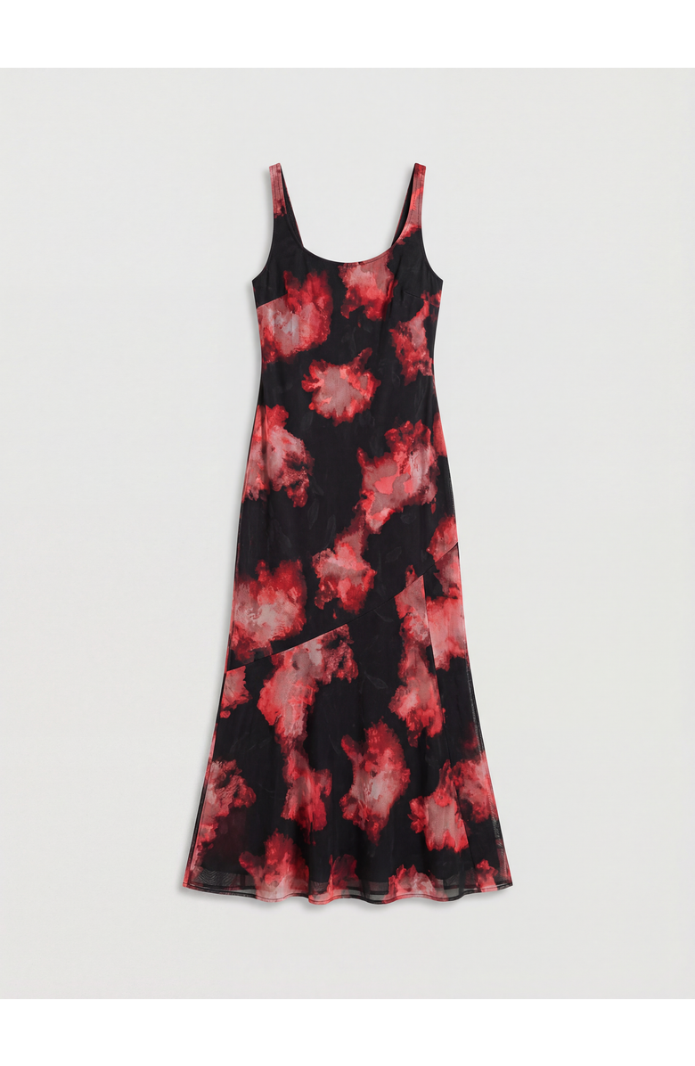 MissPap Burnout Scoop Neck Bias Maxi Dress, Alternate, color, Multi