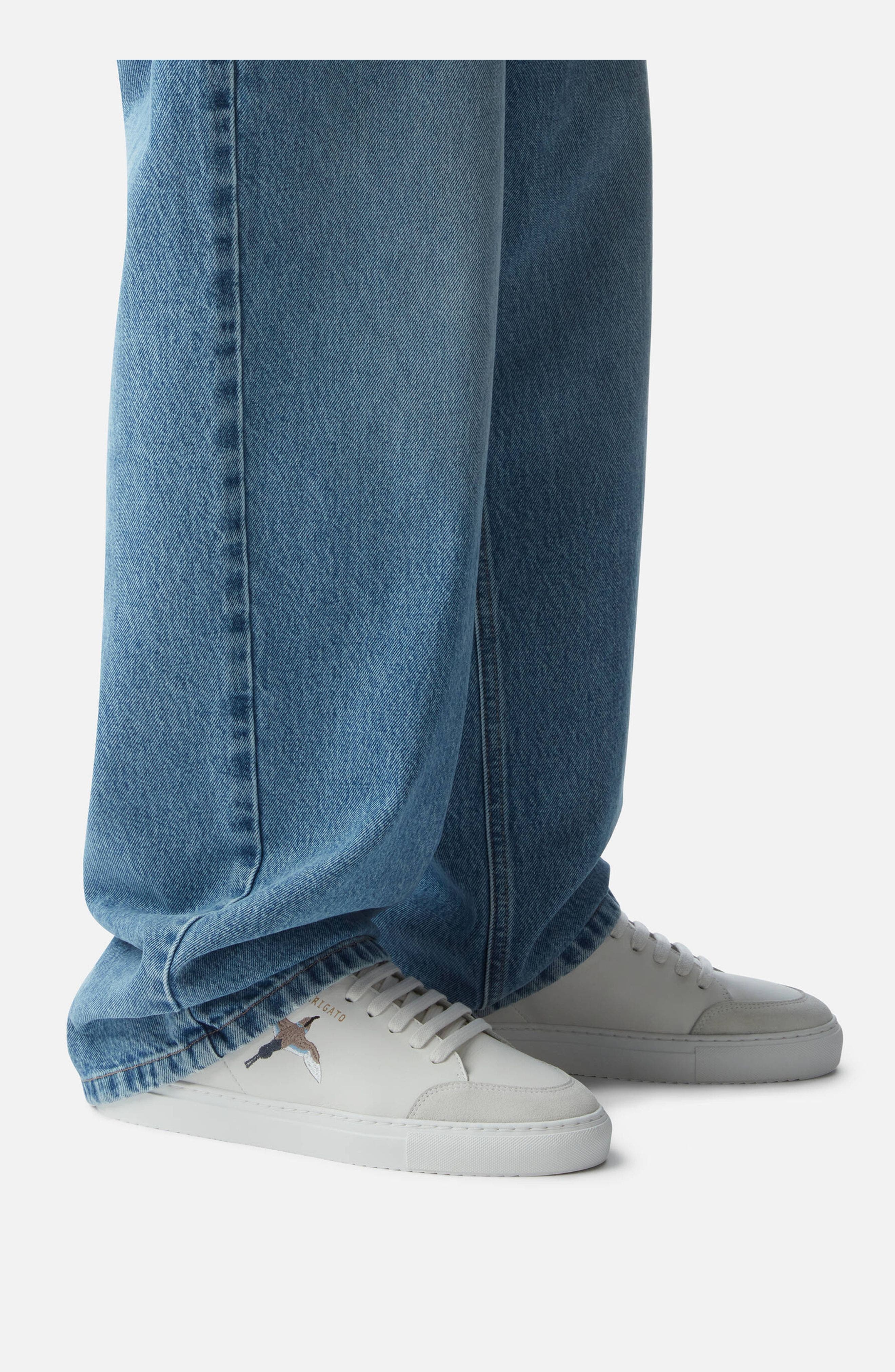 Clean 90 B Bird Sneaker - Men's, Alternate, color, White/Dark Blue
