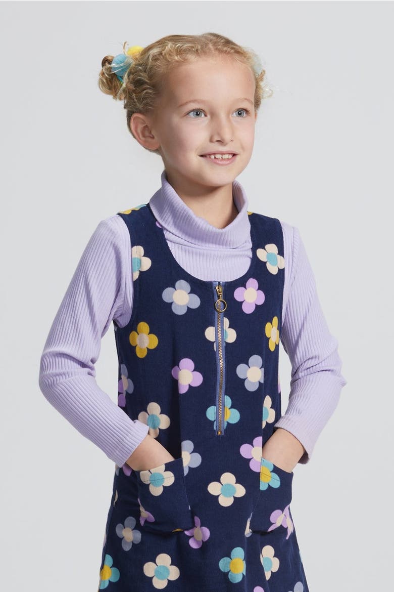 Kids' Retro Jumper, Alternate, color, Flower Power