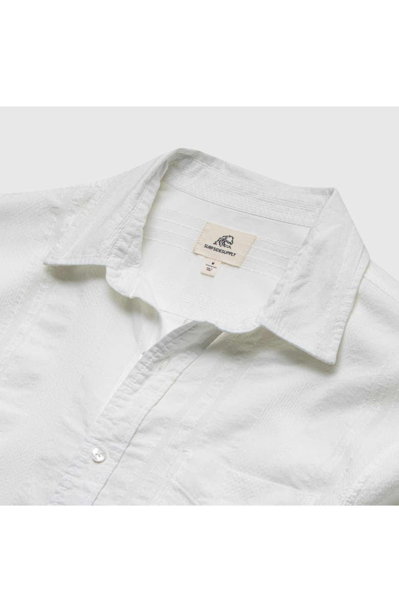 Surfside Supply Co. Brian Dobby Stripe Shirt, Alternate, color, White