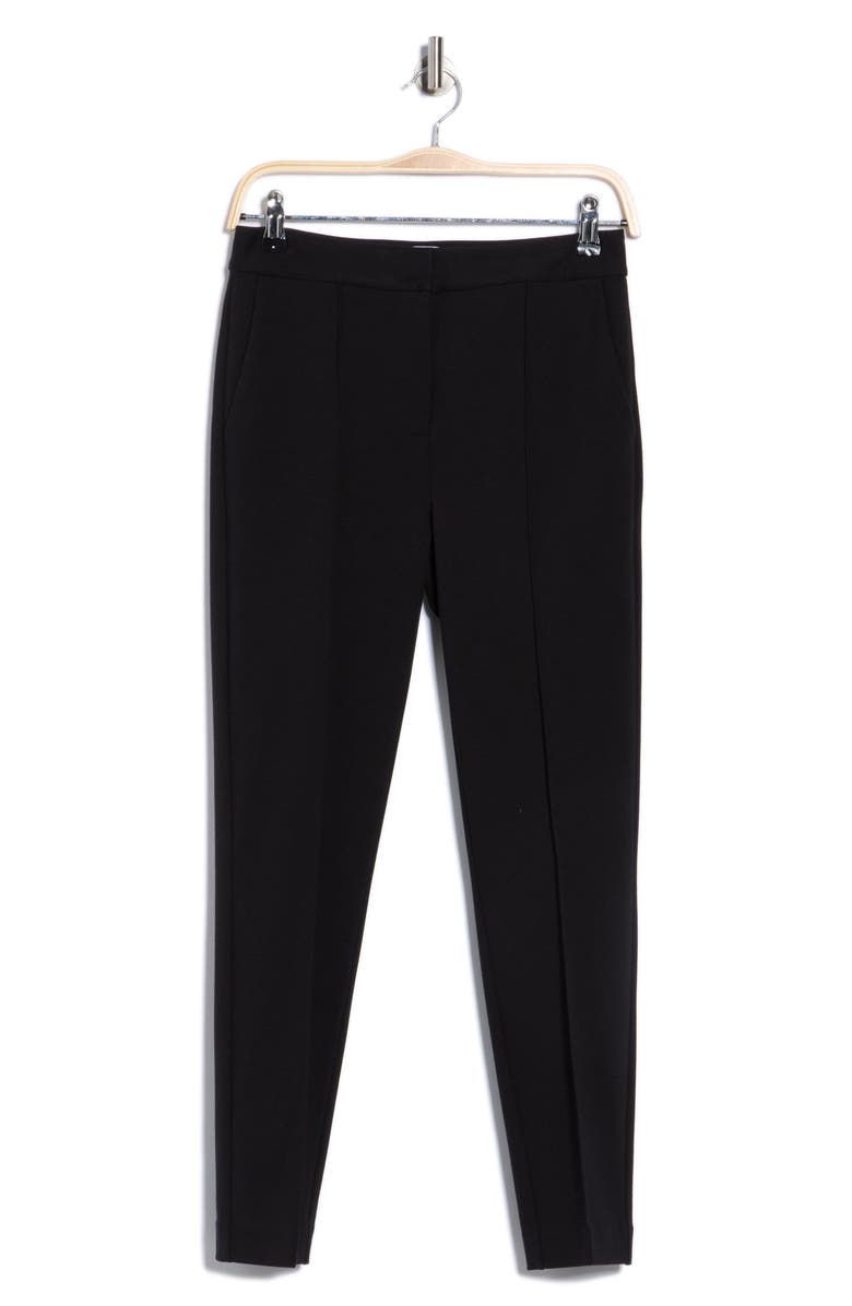 Derek Lam 10 Crosby Arlette Pintuck Ankle Pants, Alternate, color, Black