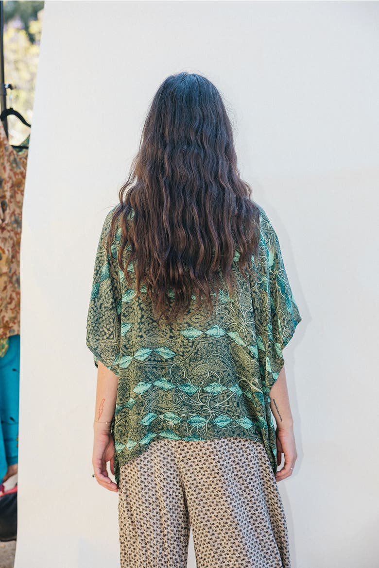 Mini Caftan Jules, Alternate, color, Green