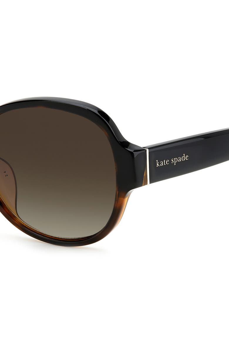 Kate Spade New York addilynn 57mm gradient round sunglasses, Alternate, color, 
