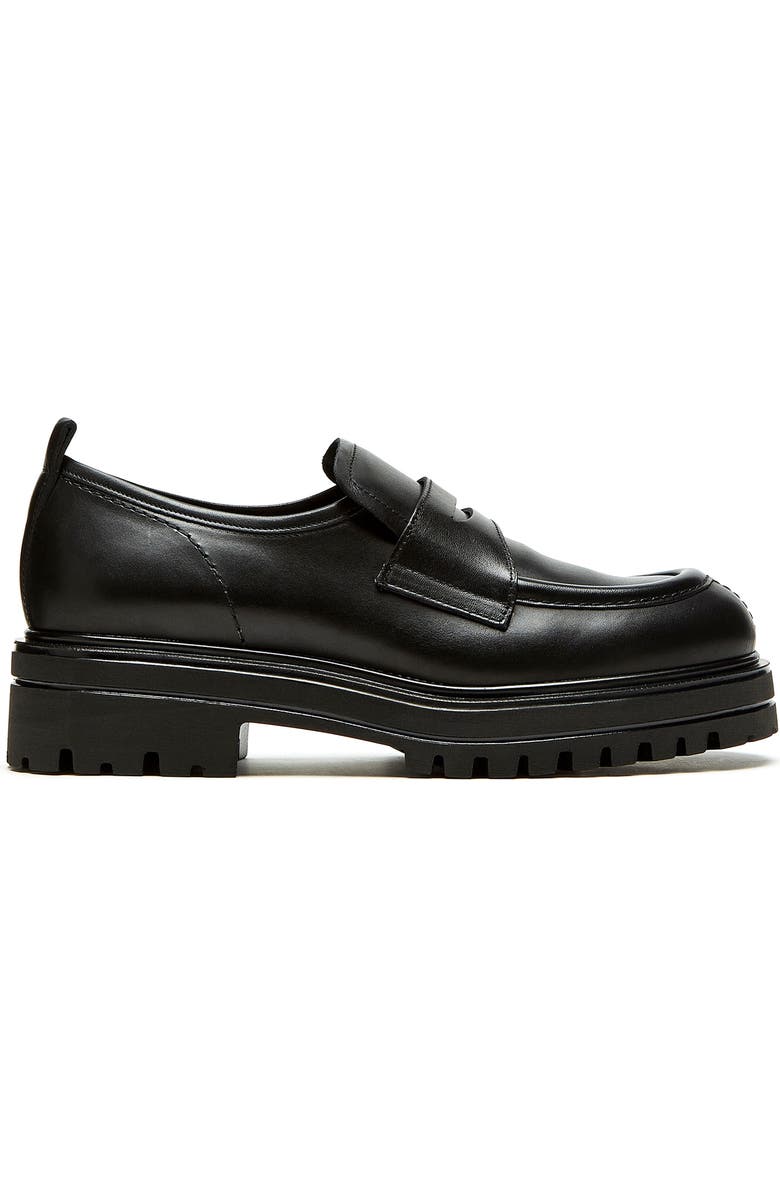 La Canadienne Tray Waterproof Platform Penny Loafer, Alternate, color,