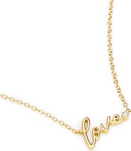 Kurt Geiger London Love Script Pendant Necklace