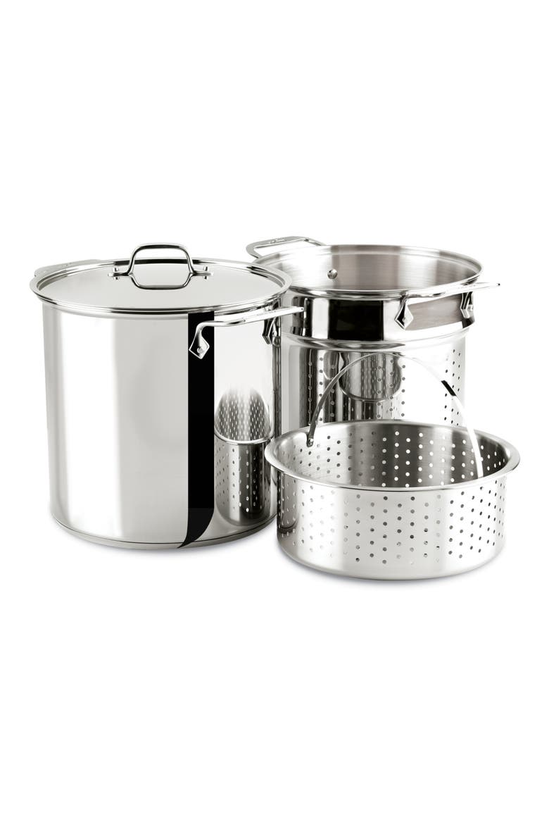 Stainless Steel 12-Quart Multi Pot with Lid, Main, color, STAINLESS