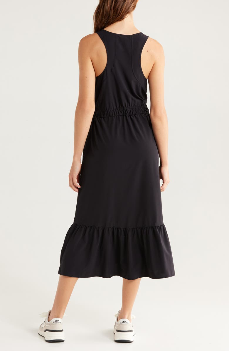 Zella Day Out Sleeveless Dress, Alternate, color, Black