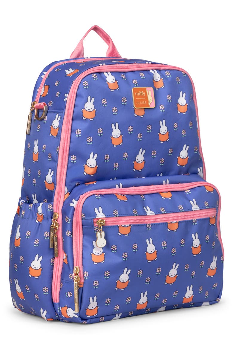 Zealous Water Resistant Diaper Backpack, Alternate, color, FLOWER FIELDS