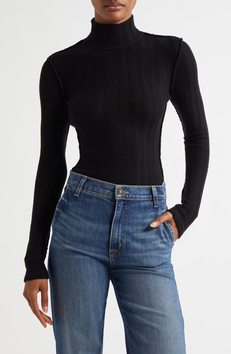 Smythe Pointelle Turtleneck, Main, color,