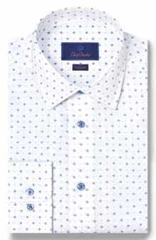 Regular Fit Neat Cotton Dobby Dress Shirt