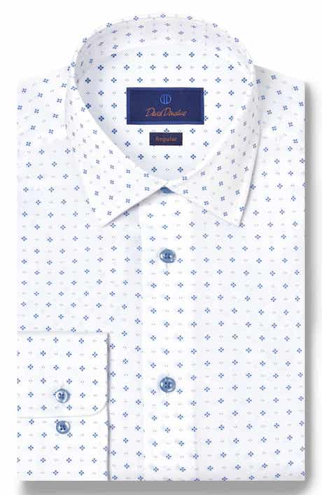 Regular Fit Neat Cotton Dobby Dress Shirt
