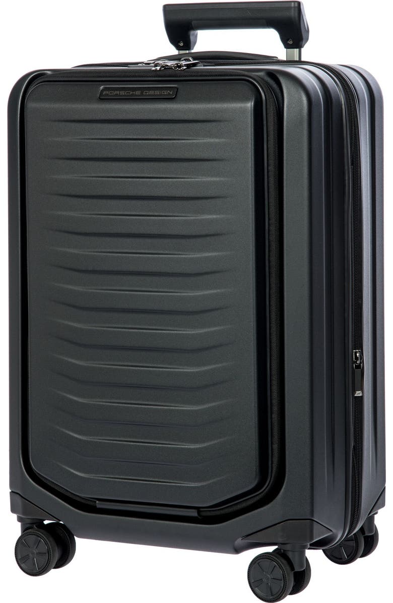 Porsche Design Roadster 21" Carry-on Expandable Spinner, Alternate, color, Black Matte