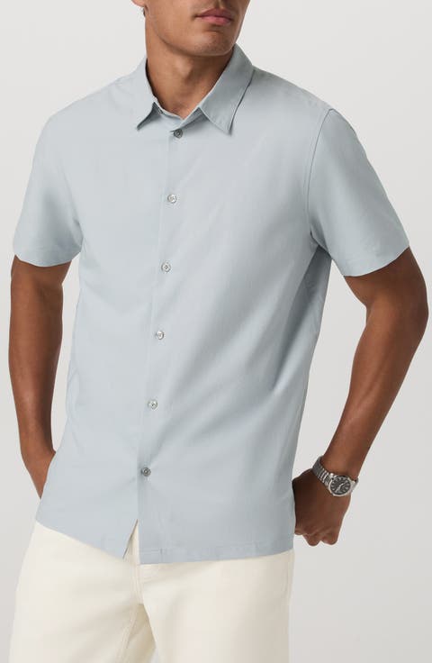 Manhattan Short Sleeve Button-Up Shirt