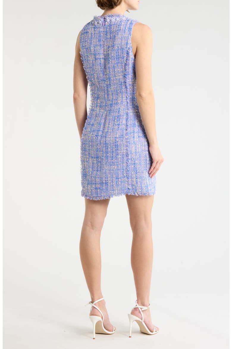 Lucie Ellisella Sleeveless Bouclé Minidress, Alternate, color, HONEY LAVENDER MULTI